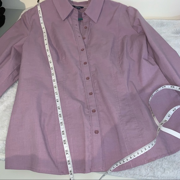 Blouse with pinstripe detailing on inner cuff - Picture 12 of 13